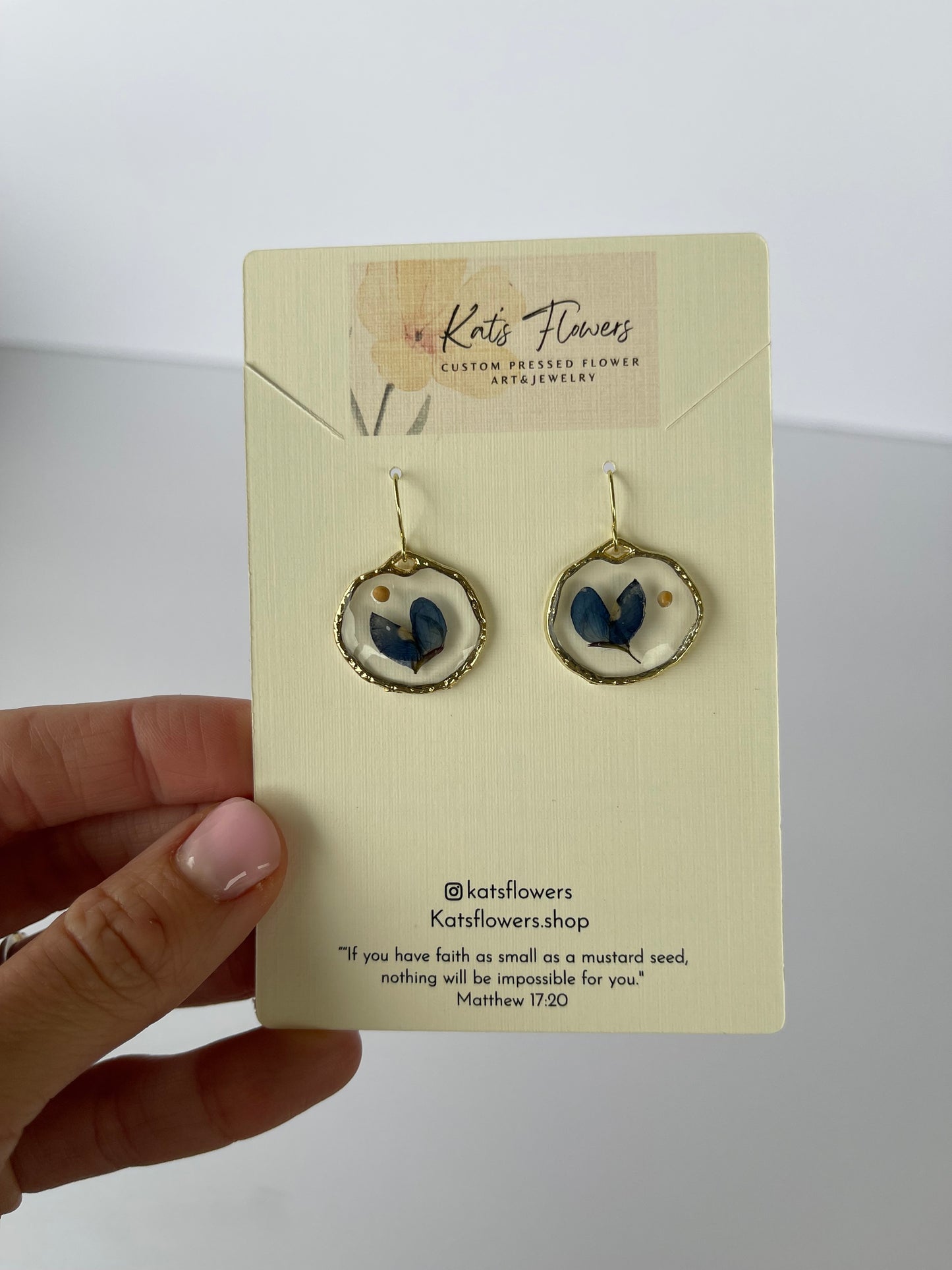 Earrings - Bluebonnet