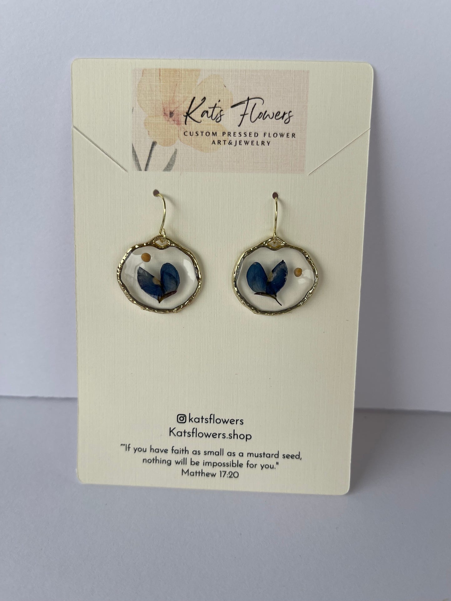 Earrings - Bluebonnet