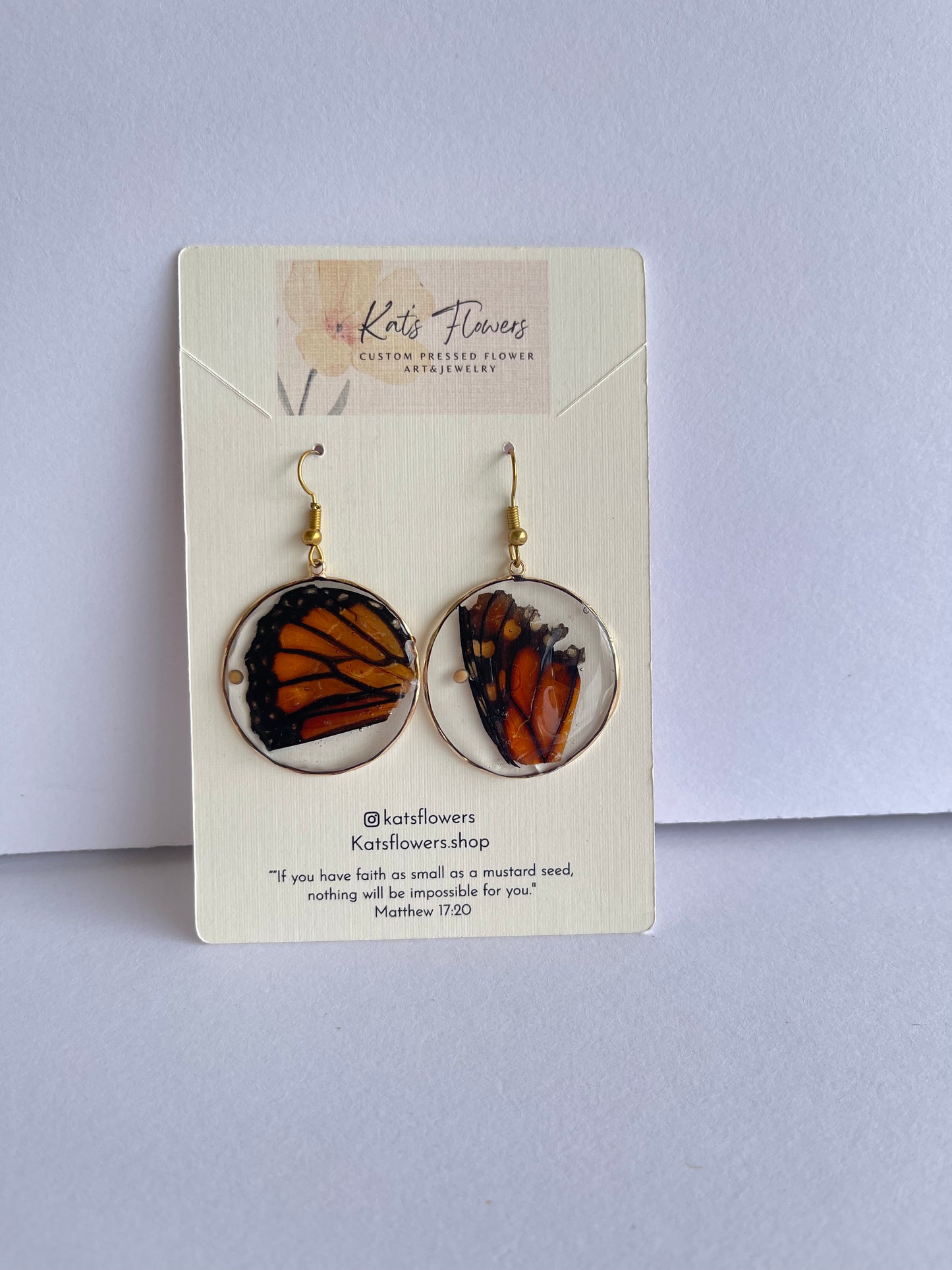 Butterfly Wing Earrings