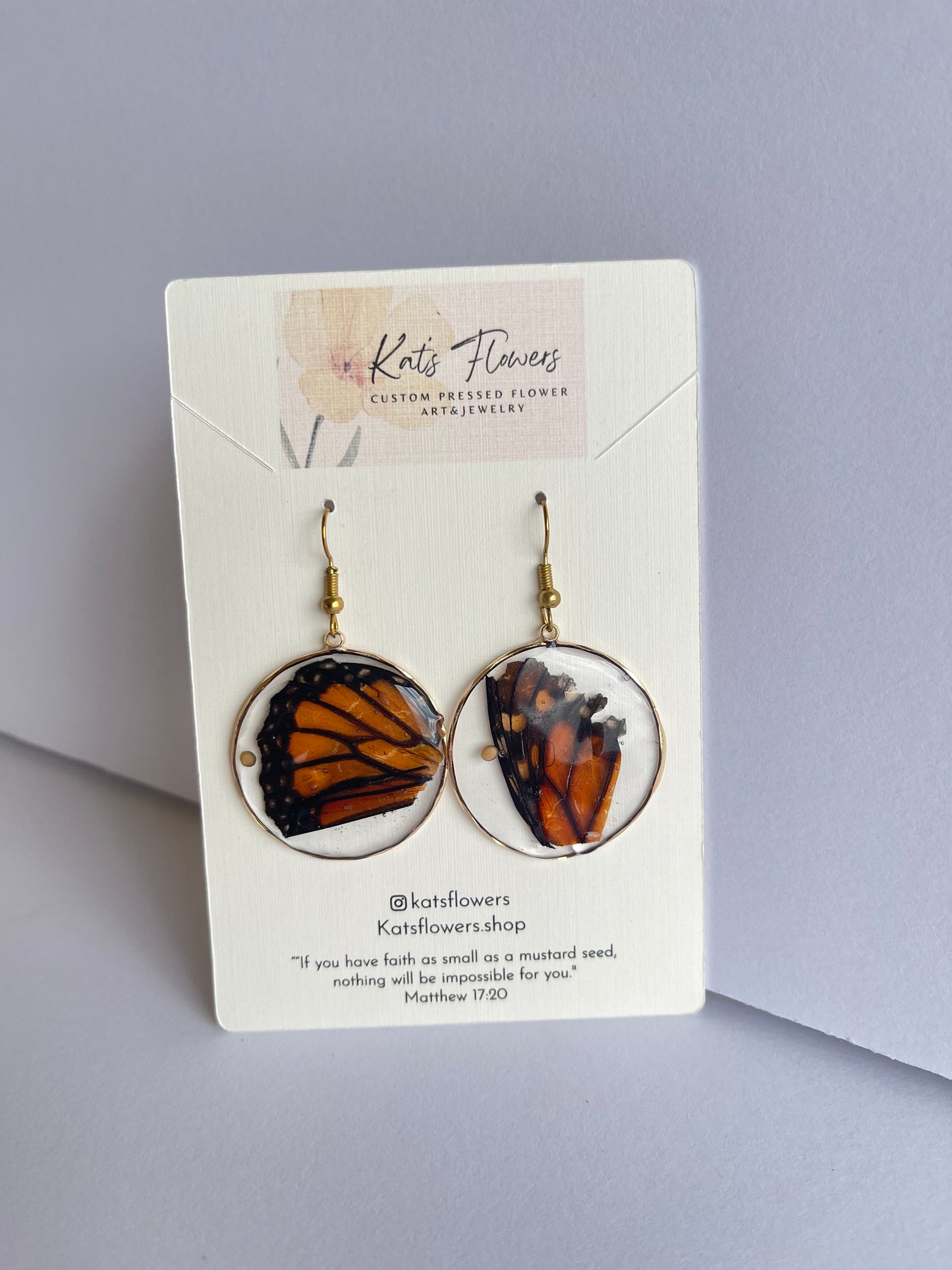 Butterfly Wing Earrings