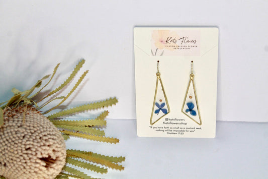 Earrings - Blue