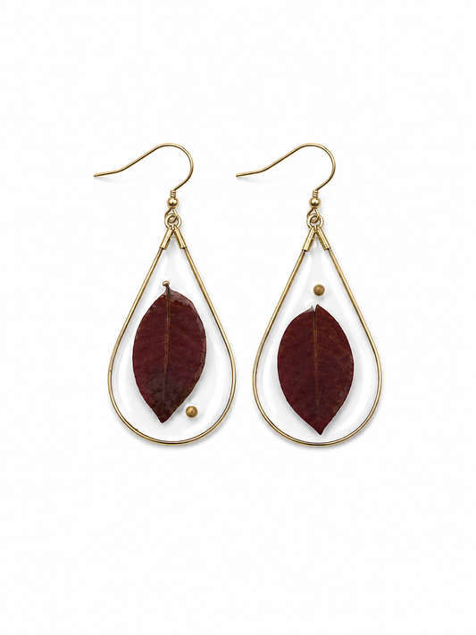 Earrings - Leaf