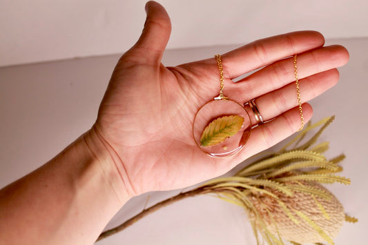 Necklace - Pressed Leaf