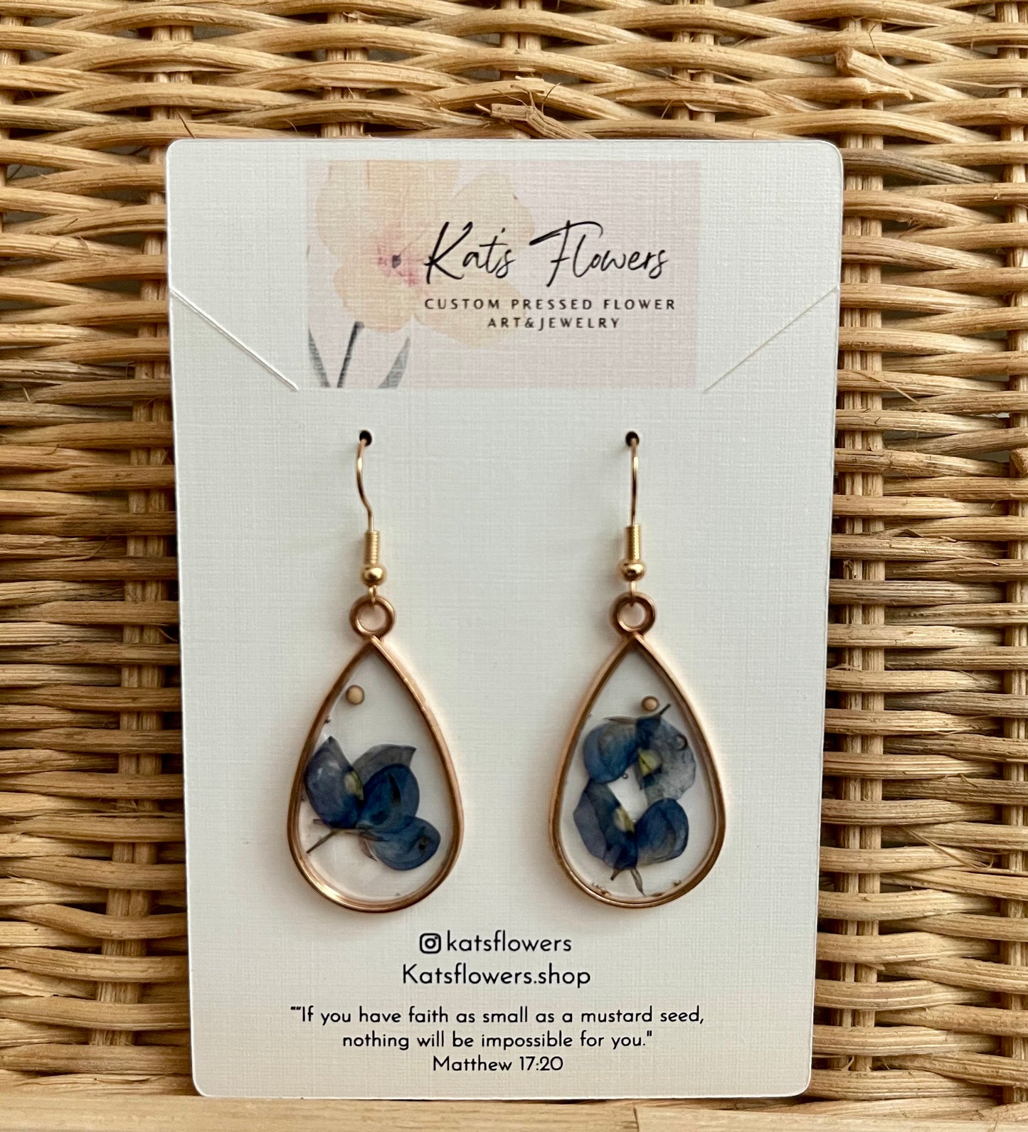 Bluebonnet earrings